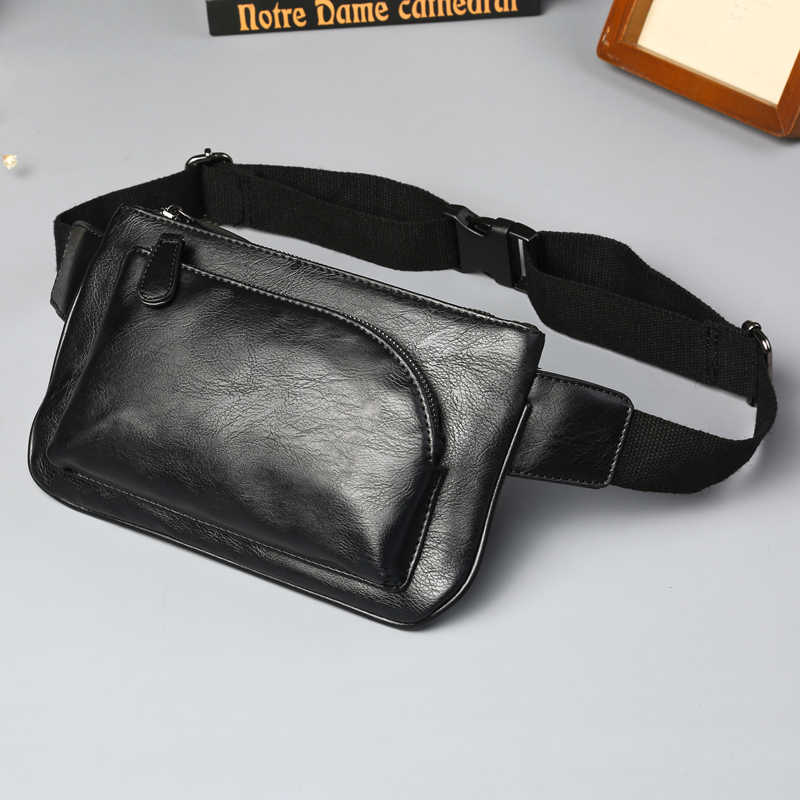Italy Fashion Street - Bolsa de ombro masculina moda saco