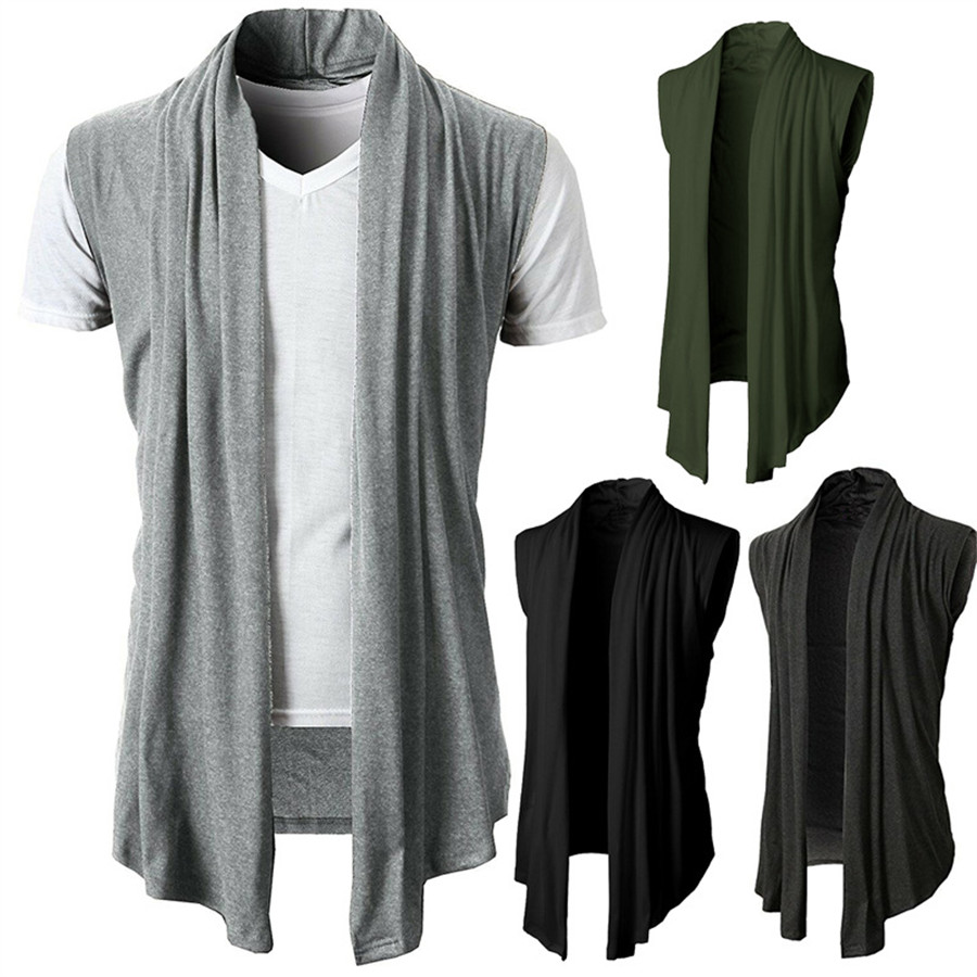 Street Fashion Vest - Novo 2026 primavera verão homens sem