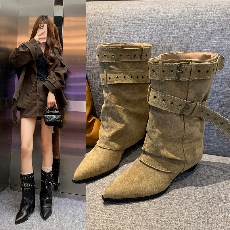 Street Fashion Dress - 2025 botas de inverno femininas de