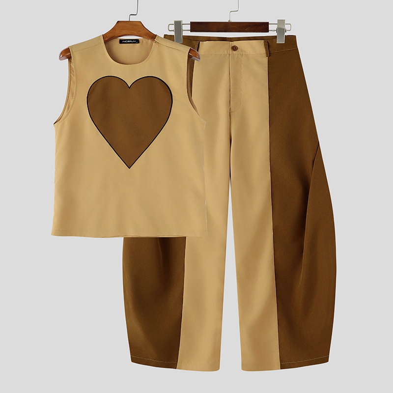 Fashion Streetwear - Conjuntos Masculinos INCERUN: Regatas Sem Manga