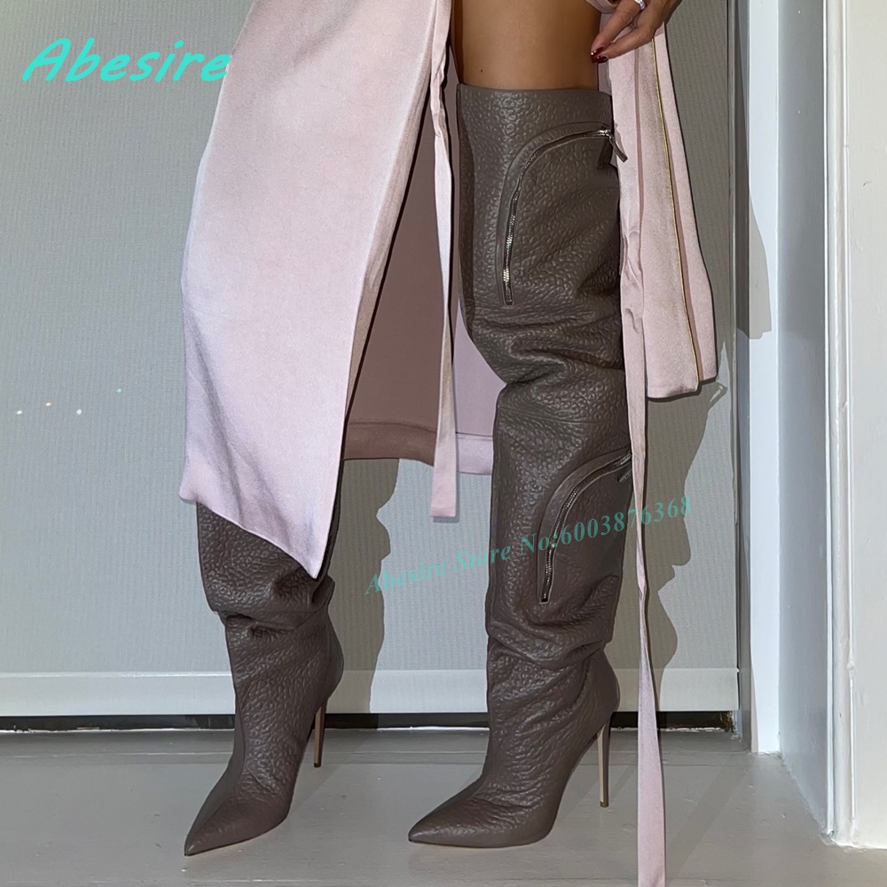 Botas Femininas de Salto Fino  - Street Fashion Denim avaliação e preço