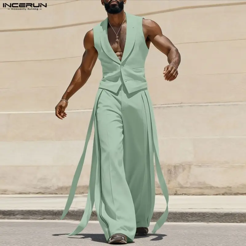 Conjuntos Masculinos INCERUN:  - Fashion Streetwear avaliação e preço