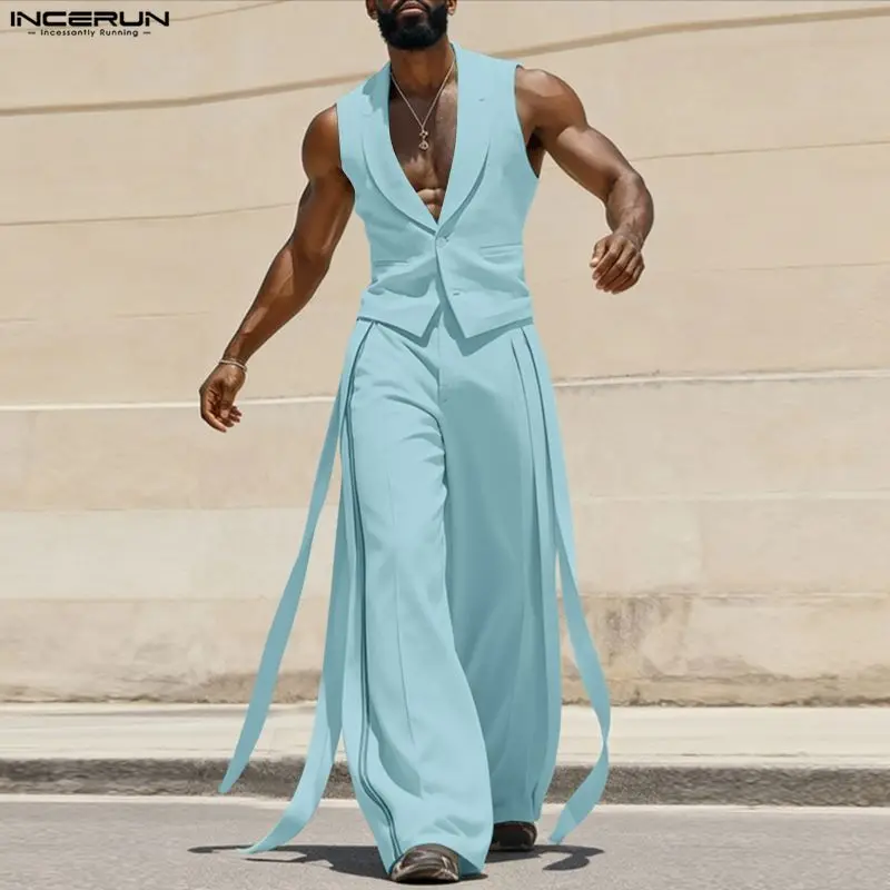 Conjuntos Masculinos INCERUN:  - Fashion Streetwear avaliação e preço