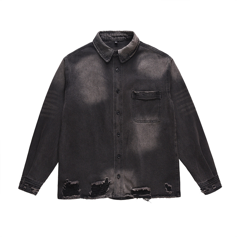 Jaqueta Jeans Masculina Rasgad - Street Fashion Denim avaliação e preço
