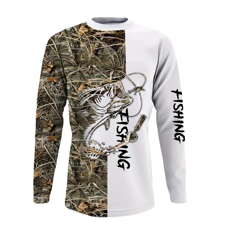 Camisa Masculina de Pesca ao A - Fashion Streetwear avaliação e preço