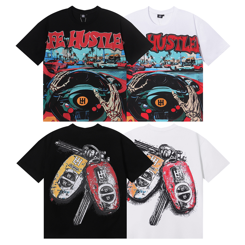Camiseta de Algodão de Alta Qu - Street Fashion Videos avaliação e preço