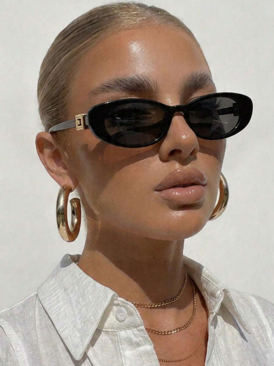 1 par de óculos femininos com  - Italy Fashion Street avaliação e preço
