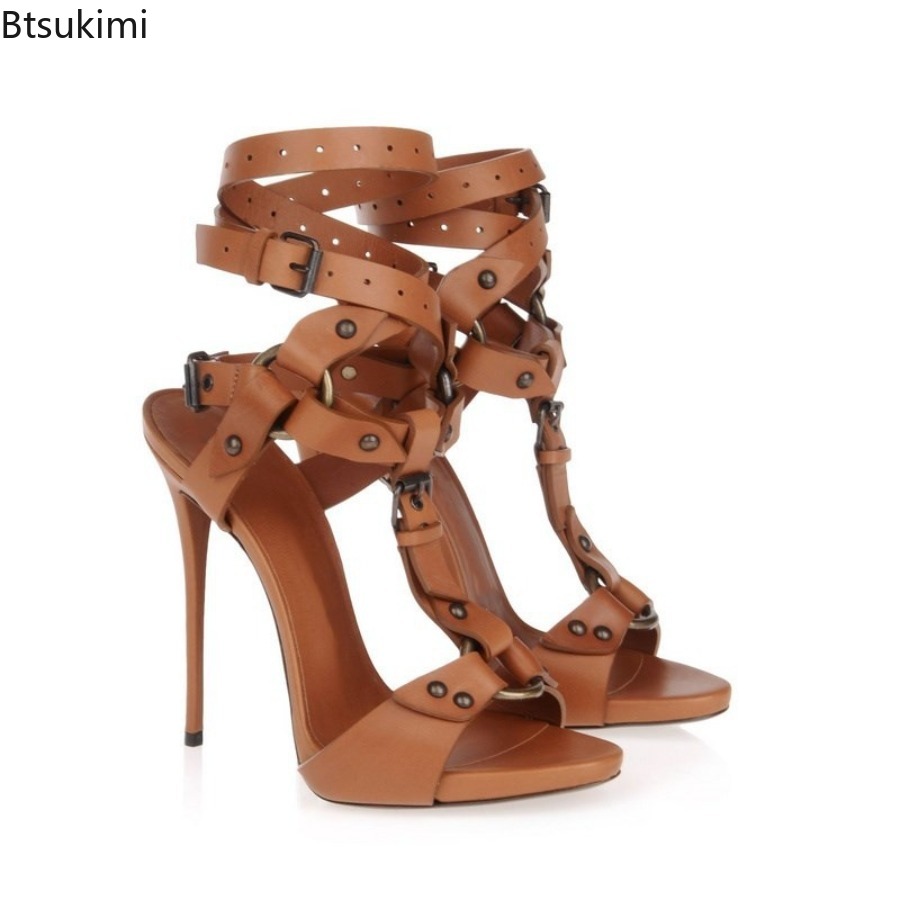 Sandálias Gladiadoras Sexy com - Street Fashion Dress avaliação e preço