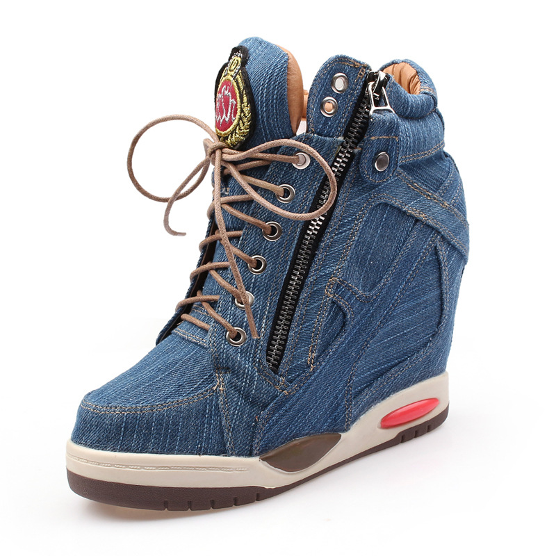 Novidade 2026: Botas de Salto  - Street Fashion Denim avaliação e preço