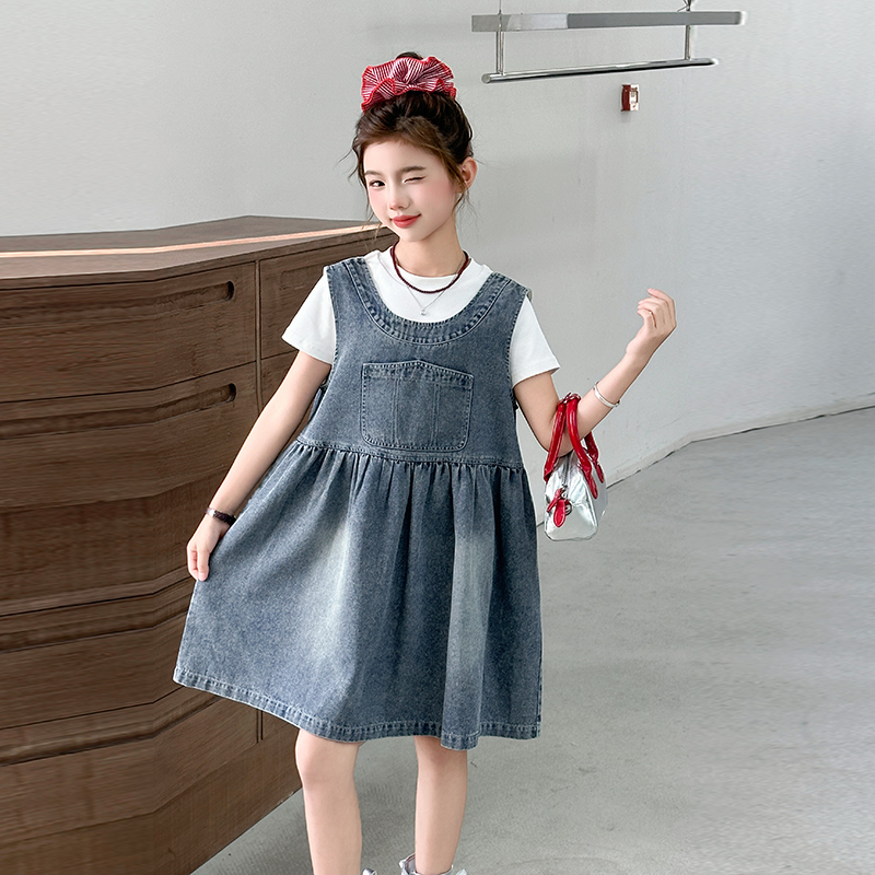 Crianças moda roupas reversíve - Street Fashion Denim avaliação e preço