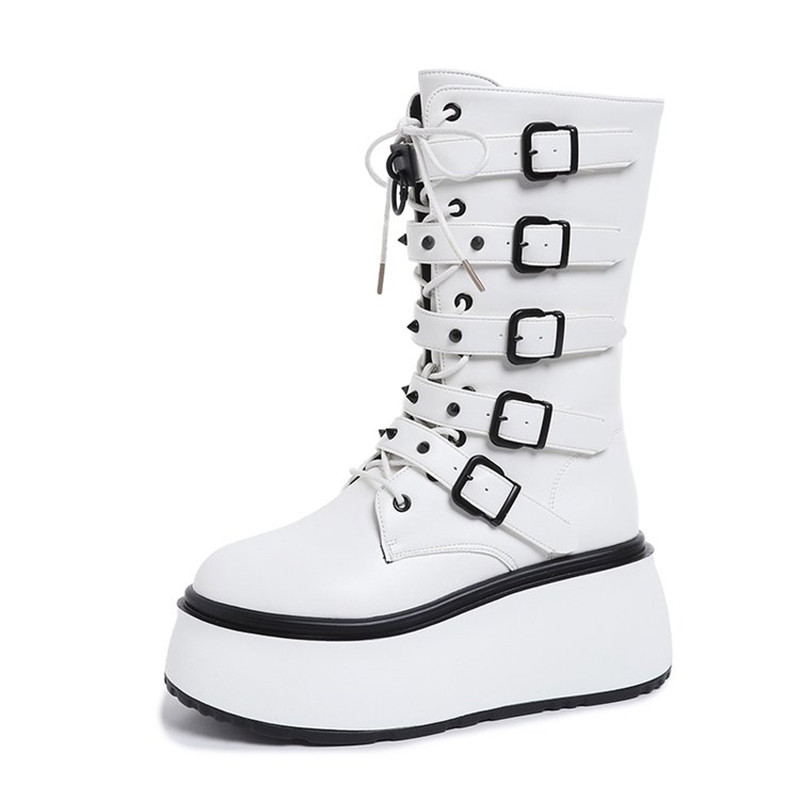 Botas Góticas Novas de Moda Fe - Street Fashion Brand avaliação e preço