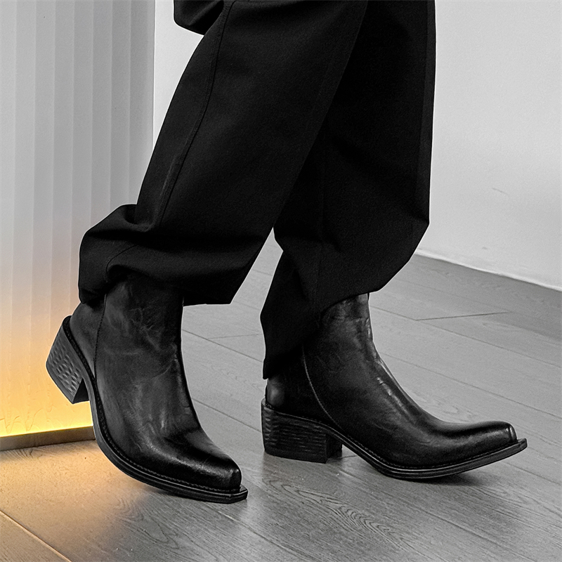 Novas botas masculinas elegant - Street Fashion Youth avaliação e preço