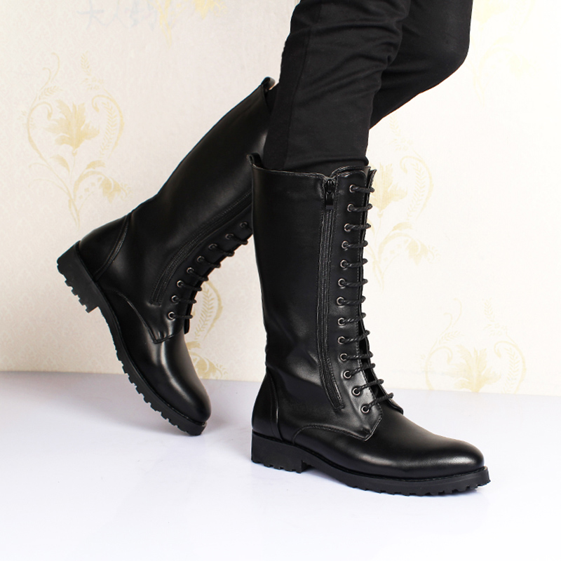 Botas masculinas de luxo, moda - Street Fashion Dress avaliação e preço