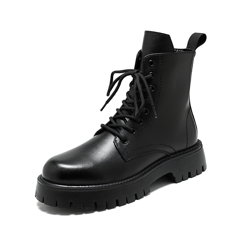 Botas de Couro Genuíno de Luxo - Street Fashion Brand avaliação e preço