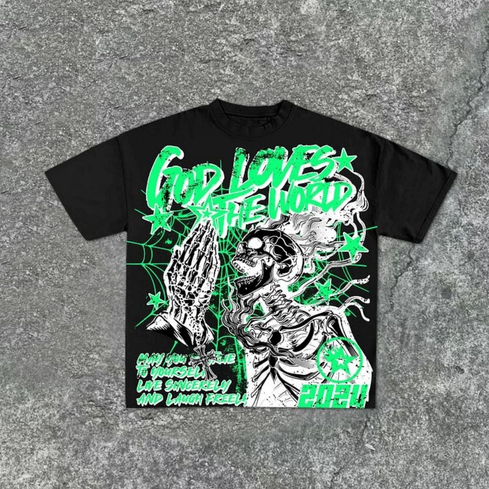 Moda nova masculina personaliz - Street Fashion Graffiti avaliação e preço