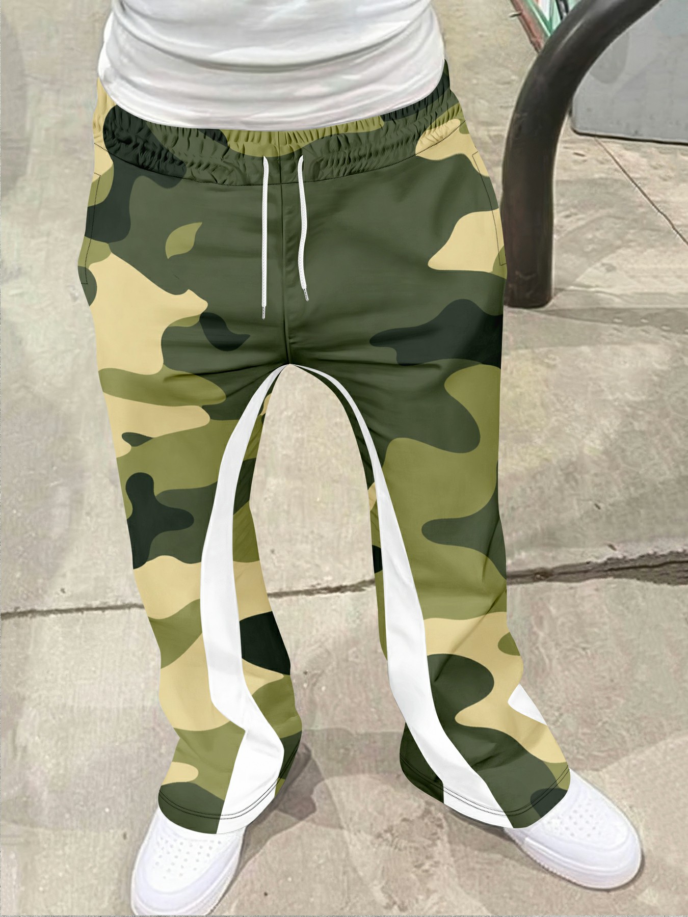 Calças Casuais Micro Flare Est - Street Fashion Brand avaliação e preço
