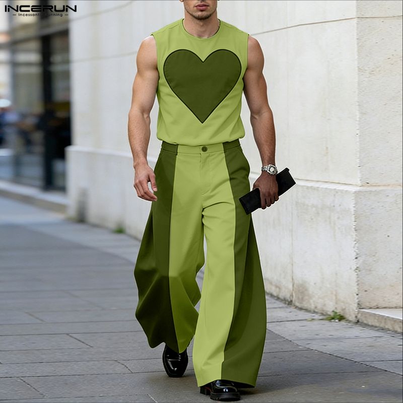 Conjuntos Masculinos INCERUN:  - Fashion Streetwear avaliação e preço