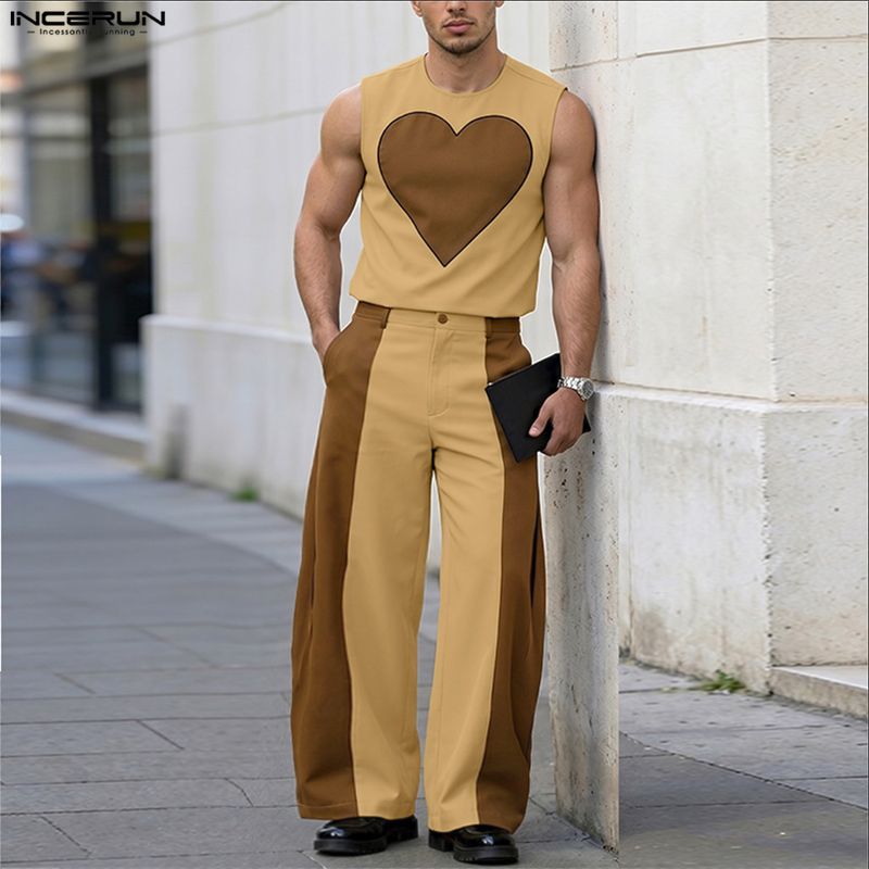 Conjuntos Masculinos INCERUN:  - Fashion Streetwear avaliação e preço