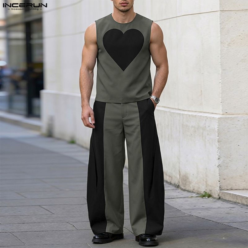 Conjuntos Masculinos INCERUN:  - Fashion Streetwear avaliação e preço