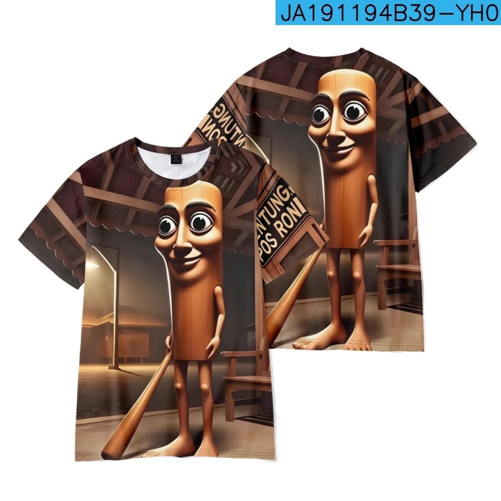 Camiseta Gráfica de Manga Curt - Street Fashion Graffiti avaliação e preço