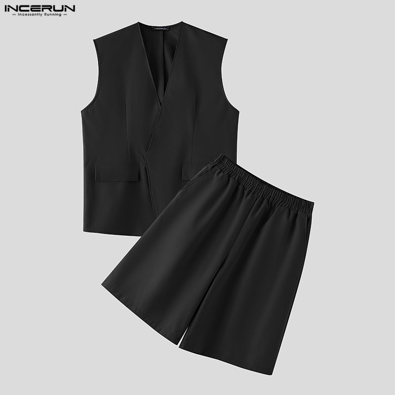 Conjuntos Masculinos INCERUN:  - Fashion Streetwear avaliação e preço