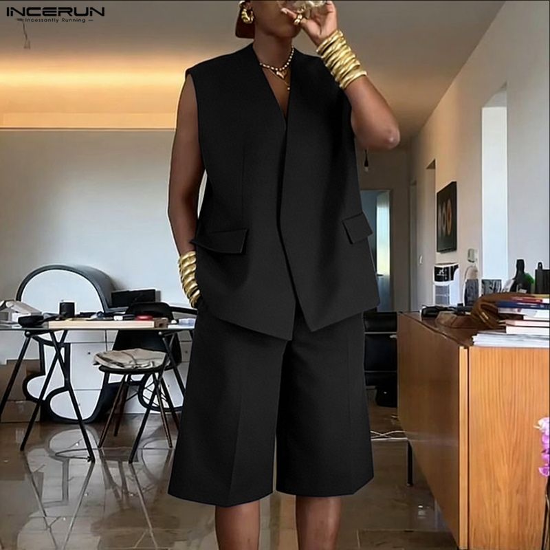 Conjuntos Masculinos INCERUN:  - Fashion Streetwear avaliação e preço
